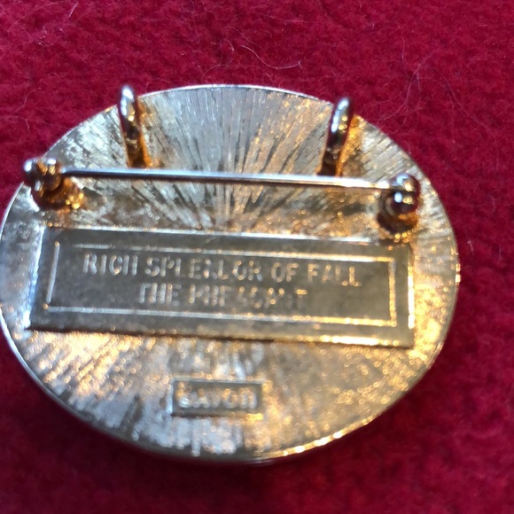 Vintage Avon 1982 Birds of Nature Pheasant brooch/pin/ pendant - Picture 3 of 7